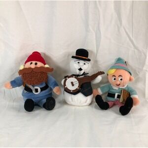 1998 Stuffins‎ Rudolph The Red Nosed Reindeer Plush Collection Lot Of 3